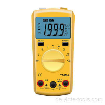 NCV -Funktion und Taschenlampe Anzeige Multimeter